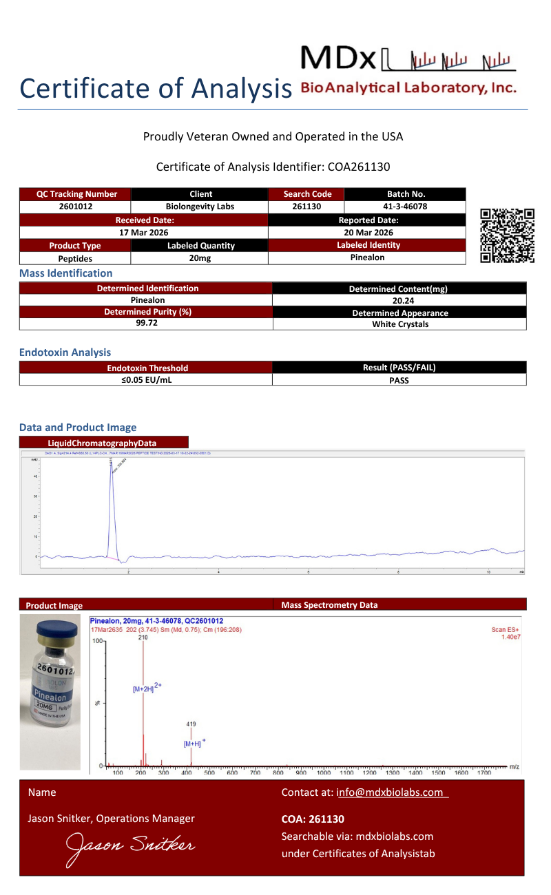 Pinealon (20mg) 4 Pinealon (261130)